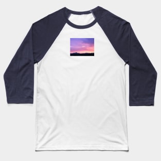 Pink and purple sunset Baseball T-Shirt